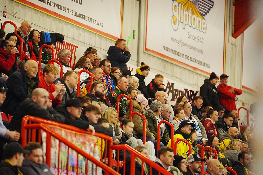 blackburnhawks's tweet photo. THANK YOU TO OUR FANS! 🫶🏼

A massive thank you from everyone at Blackburn Hawks to our fans for your support this season. You guys have been phenomenal both home and away, we will be forever grateful of you and your support!

📍Next stop Ice Sheffield! See you there. https://t.co/fmVGvQXmco