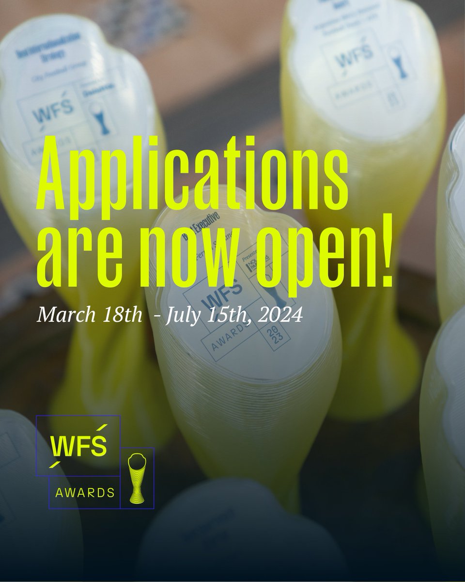 #WFSAwards season is our favorite! 🏆🔥 🚀 It's time to spotlight the talent, commitment, and work of the countless professionals who are creating the football industry we want and need! The application period is open until July 15th. Apply today! 👇🏻 europe.worldfootballsummit.com/wfs-awards-wor…