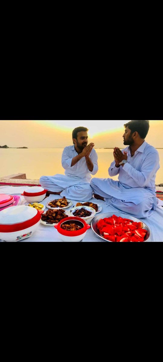 Engineer_hyder's tweet photo. Iftar 2024 with lovely friends at Kheenjhar Lake. (Golden hours). https://t.co/xhNAwYulp0