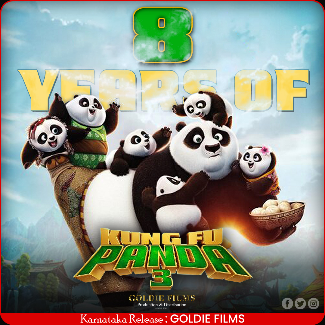 8 Years of #Kungfupanda3 #KungFuPanda #goldiefilms @SauravGoldie Directed by #JenniferYuhNelson @Dreamworks @20thcentury