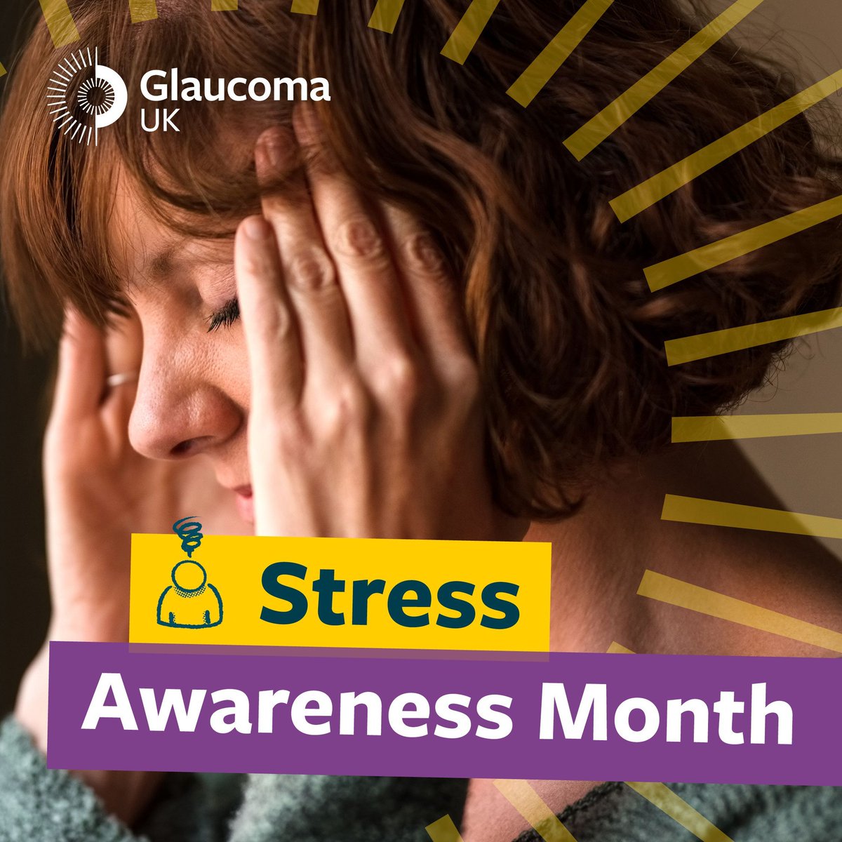 April is Stress Awareness Month! 🧘 Did you know that very high blood pressure can increase your risk of glaucoma? Prioritise your physical and mental health this month by take small, meaningful steps each day to manage stress. #LittleByLittle