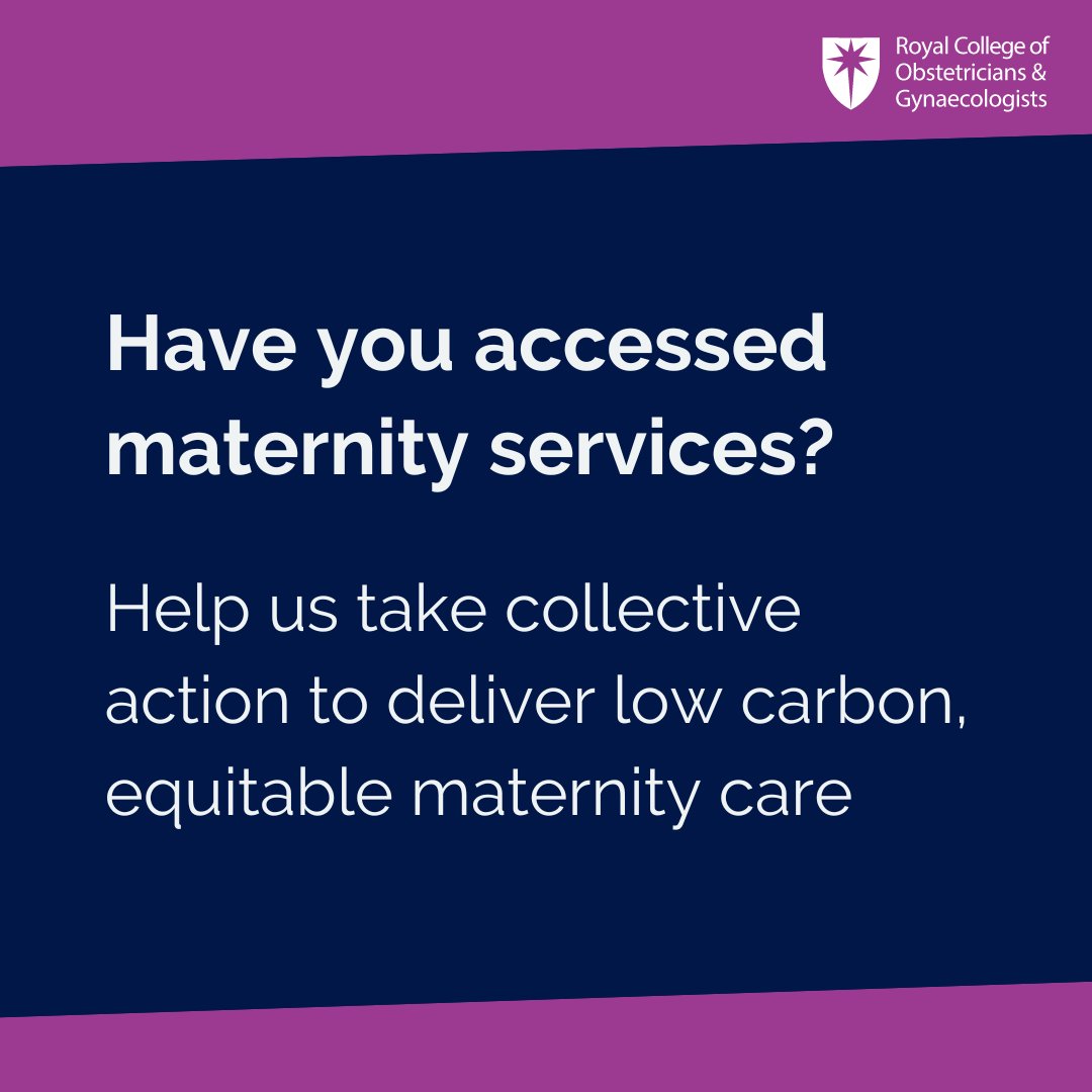 Do you have experience of accessing maternity services? Interested in sustainability and reducing carbon emissions? We are recruiting for a lived experience group for a project looking at the environment impact of healthcare. @SusHealthcare . Apply here: brnw.ch/21wIoAV