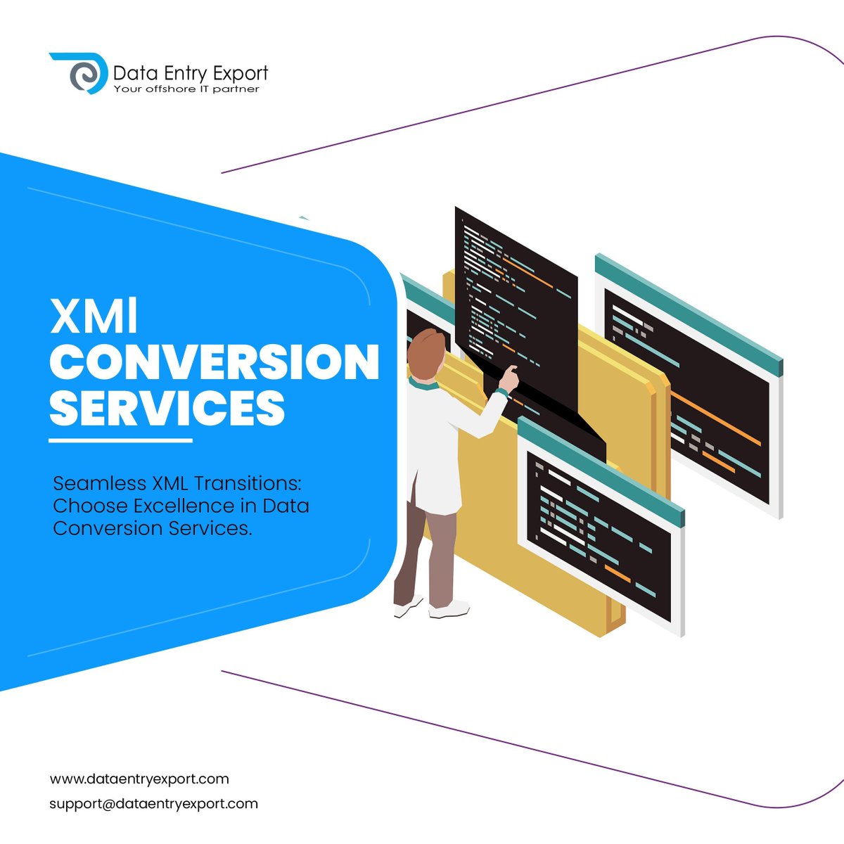 dataentryexport's tweet image. Simplify your XML conversion needs with our expert services. Enhance your data efficiency today!
Read more: dataentryexport.com/xml-conversion
Email us: support@dataentryexport.com
#xmlconversion #dataconversion #bposolutions #bposervices #business