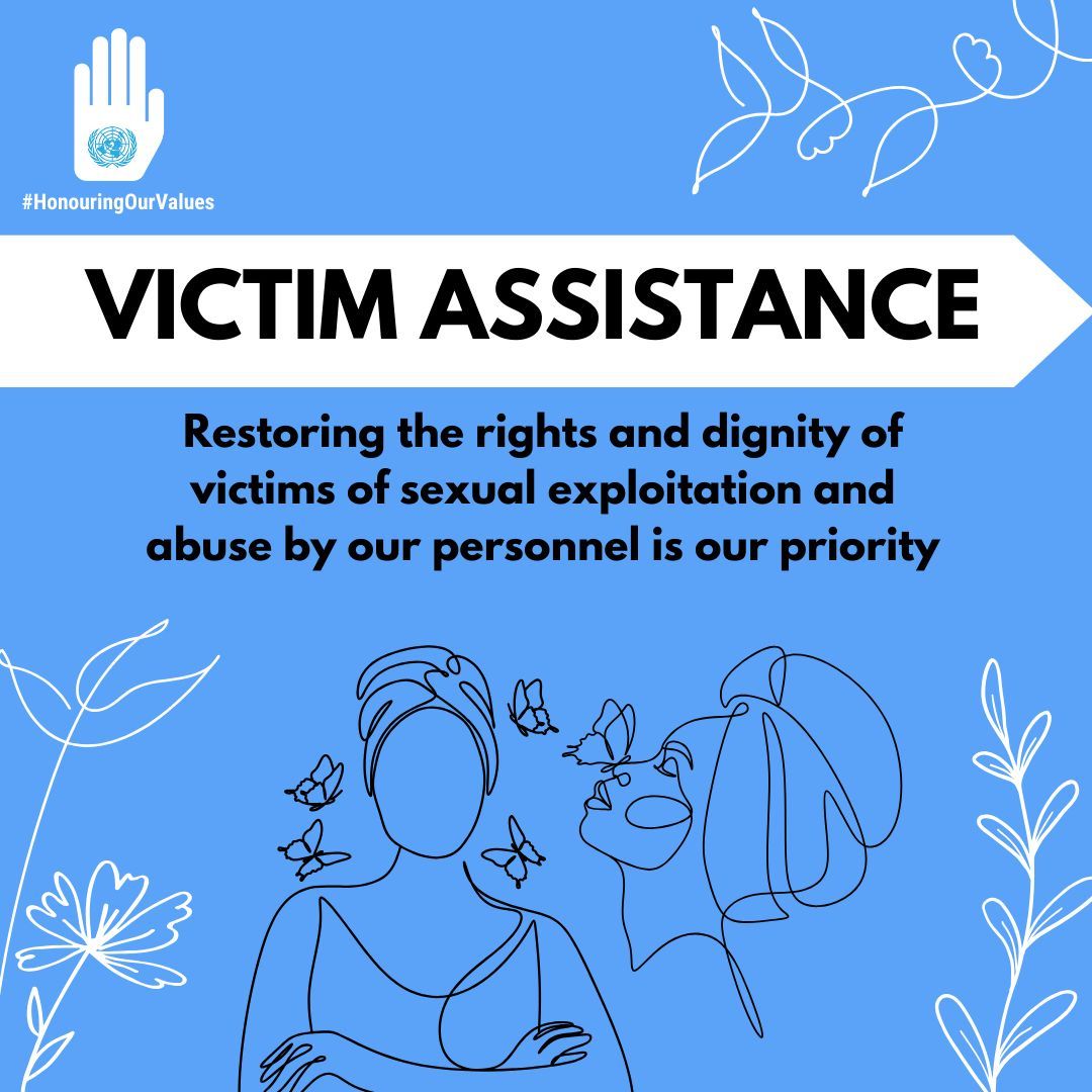 #PeaceBegins with supporting victims of sexual exploitation and abuse. By offering critical aid, compassion, and protection, the @UN aims to be a pillar of support for those affected. #HonouringOurValues 👉🏽bit.ly/3sNILcp