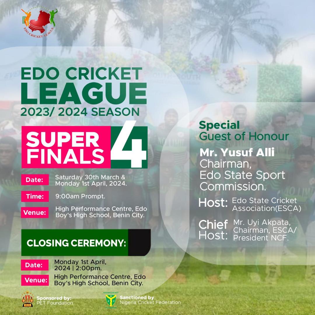 𝗢𝗻𝗲 𝗦𝘁𝗲𝗽 𝗔𝘄𝗮𝘆! 👏 👏 We're in the finals. The UNIBEN cricket team is into the FINAL of the 2024 Edo Cricket League! 🥳 😁 Let's get it, boys.