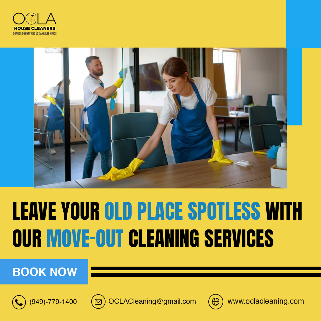 Moving out? Leave the cleaning to us! Our move-out cleaning services in Orange County guarantee a thorough cleaning, so you can focus on your move without worrying about the mess you leave behind.
.
Visit: oclacleaning.com
.
#housecleaning #cleaning #cleaningservice #clean