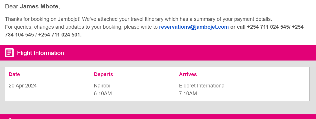 mbote_james's tweet photo. @FlyJambojet I got my ticket @Ksh10. Thank you Jambojet!  Happy 10th Anniversary! https://t.co/SmaZ6gDxR3