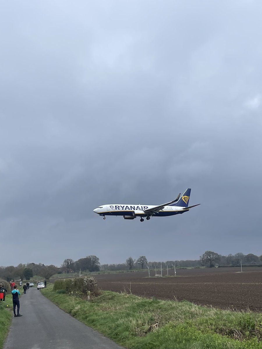 Big day. Welcome to Norwich Ryanair. #notanaprilfools