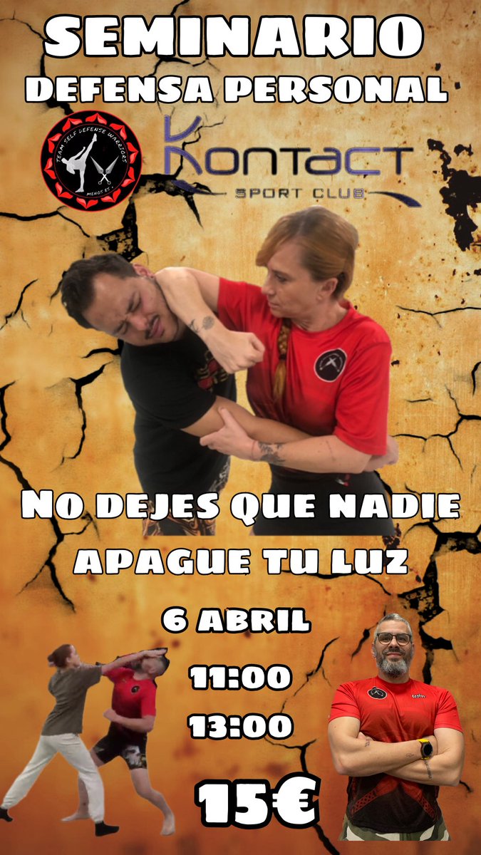 Os espero este Sabado con acompañante o solo,una forma de forjar vínculos y aprender. #defensapersonal #cualestulucha #safestreet #legitimadefensa #gestiondelmiedo #stopviolencia #nobullying #juntosmasfuertes #seguridad