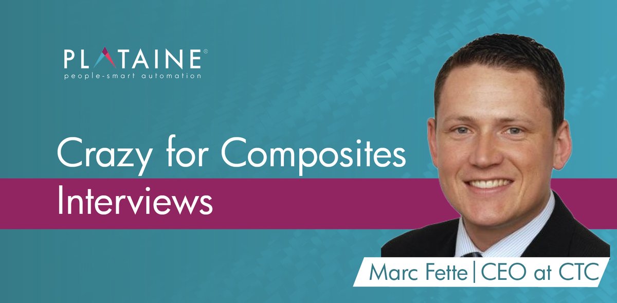 We met with Marc Fette, CEO of Composite Technology Center / CTC GmbH (An Airbus Company). Read his interview here >> plataine.com/blog/crazy-for… #DigitalTransformation #IndustryTrends #Manufacturing #Composties