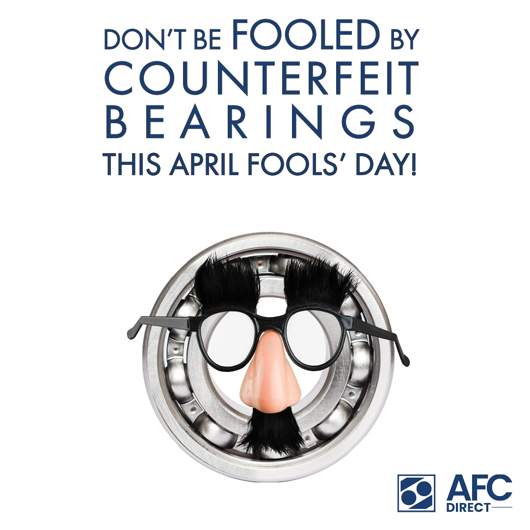 Don't be fooled by counterfeit bearings this April Fools' Day! 🤡

AFC Direct is an authorised distributor of quality bearings manufacturers, including SKF. Get in touch, to find out more! bit.ly/afcdirect 📞

#CounterfeitBearings #AuthorisedDistributor #AprilFoolsDay