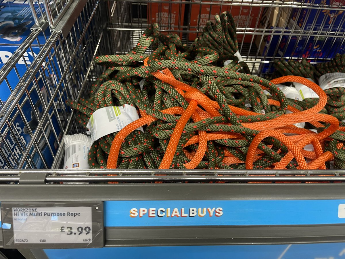 Back in Aldi again. I use it for so many activities. @OutdoorEdChat