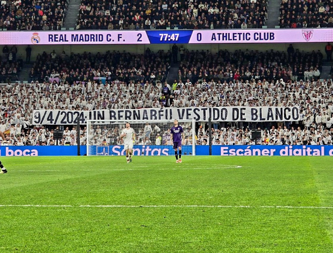 🎶... pintao' de blanco entero... como mi corazón... 🎶 Ya con la mente y el alma puestos en la Champions #FansRMCF #HalaMadridYNadaMas