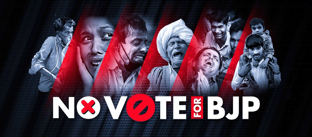 iChanShekhar's tweet photo. No vote to BJP because I love my country #ModiFails #VoteOutModi https://t.co/tcWFOh2EBY