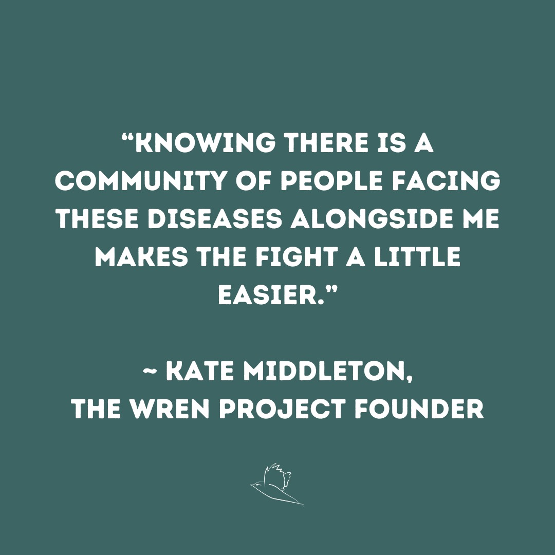 As #autoimmunediseaseawareness month draws to a close, our founder Kate Middleton reflects on her own diagnosis & the power of the @wren_project community. Head to the link in the bio to find out more today. #thewrenproject #autoimmunediseases #mentalhealthsupport