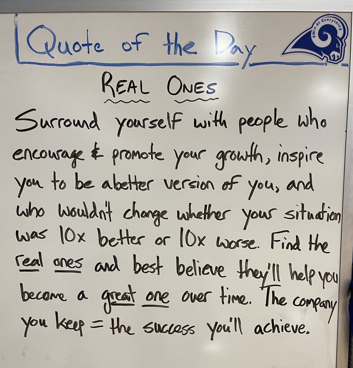 The company you keep is🔑. In the long run the company you keep will determine the success you achieve. Can’t hang around a butter knives and expect to sharpen your blade