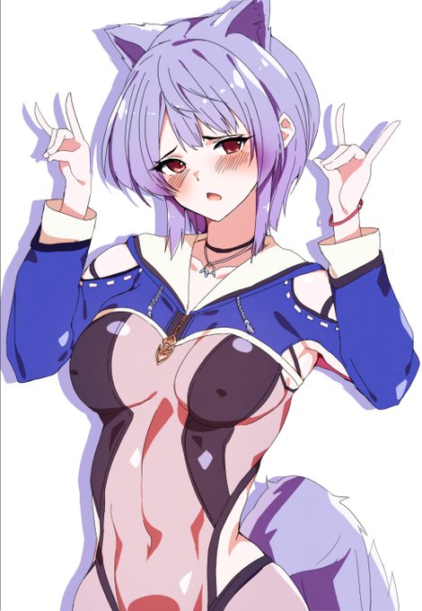 「…こん❤ちょ、ちょっと、恥ずかしいです…❤」しずくちゃんはよ無償化落ちてくれ～!なエロバレー、DOAXVVのしずくちゃんですお納めください☺ #DOAXVV #ブイブイ #イラスト 