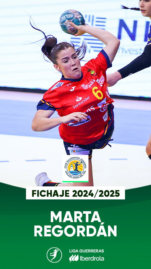 🔄 <a href="/martaregordan/">martaregordan</a> se une a <a href="/BMMalagaCosta/">Costa del Sol Málaga</a> para la próxima temporada

💚 Apuesta de futuro del actual campeón de la #LigaGuerrerasIberdrola incorporando a la joven jugadora del <a href="/BMMontequinto/">Helvetia Montequinto</a> 

#SheLovesHandball