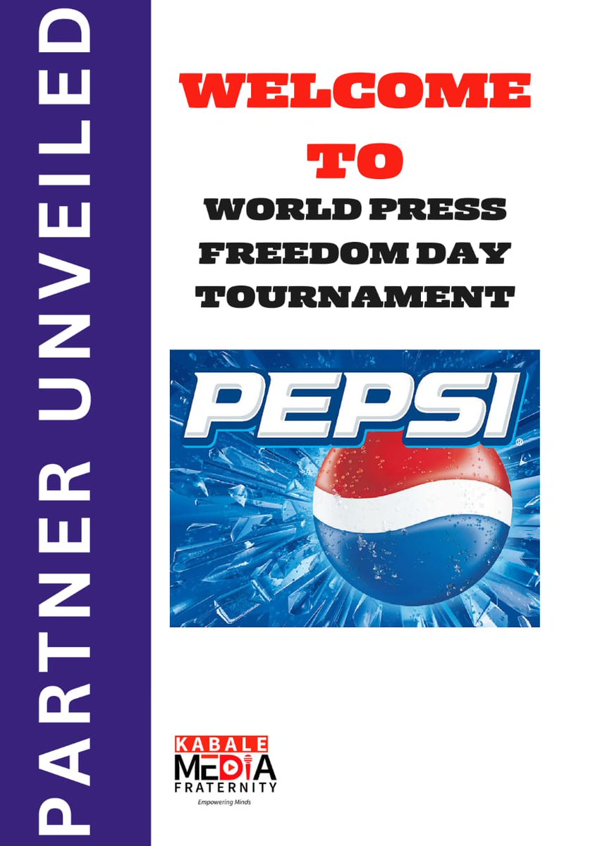 We are delighted to welcome the Partnership from @pepsi ahead of our World Press Freedom Day Tournament on 3rd May 2024 in the Kabale Municipal Stadium.