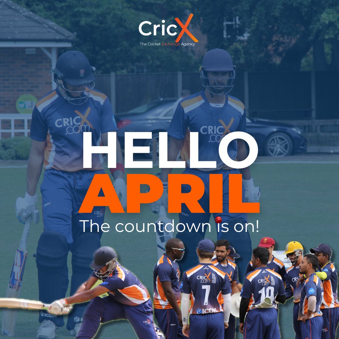 HELLO APRIL! 👋🏻

Whisper it quietly that it’s almost cricket season 🏏

#CricX #CricketAgency #CricketContent #CricketWorld #CricketEngland #EnglandCricket #Cricket #CricketFans #CricketUK #CricketEU #EuropeanCricket #EnglishCricket #CricketAgents