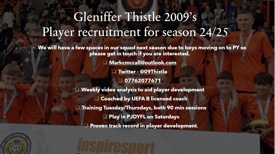 Please share. We expect a few spaces to become available for next season so please get in touch if interested, thanks.