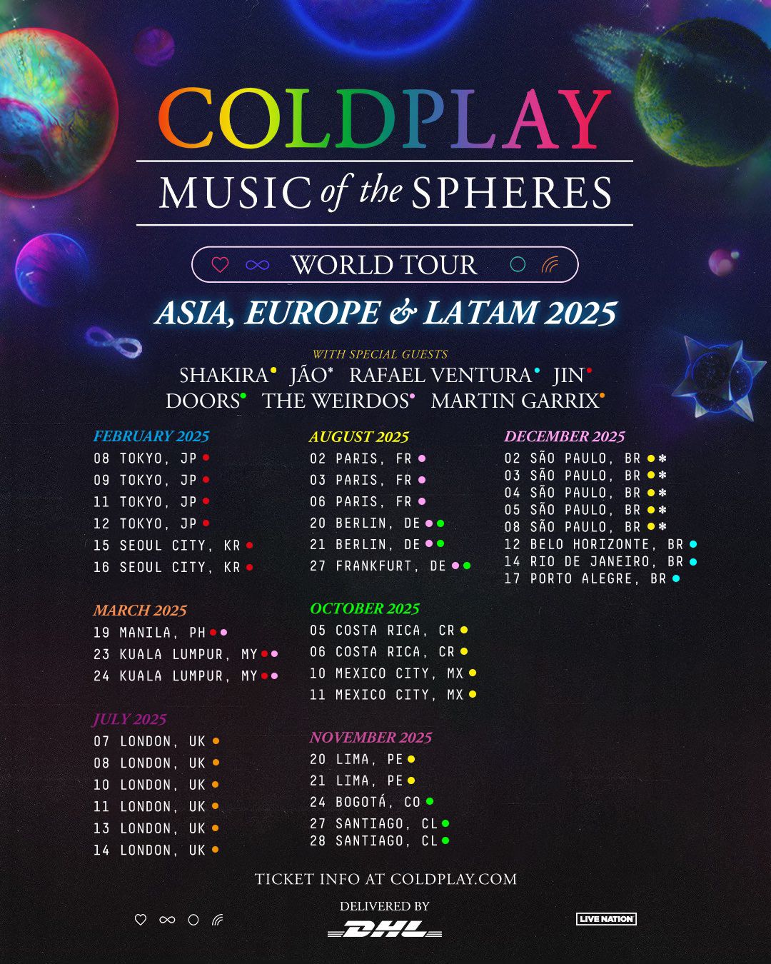 XユーザーのAll for Jinさん: 「Everyone, the Coldplay Tour XユーザーのAll for Jinさん: 「Everyone, the Coldplay Tour