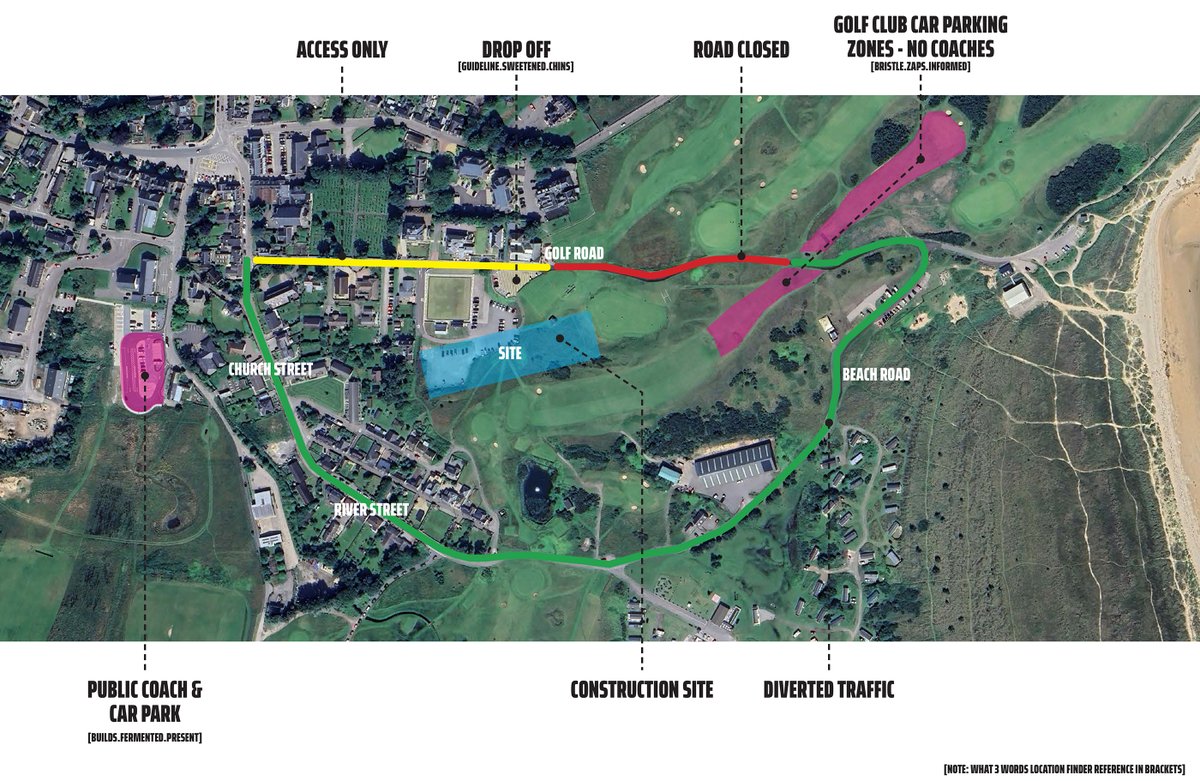 PARKING UPDATE Parking for this season will be on the practice strip next to the 18th of the Championship Course and the first half of the Struie 1st hole. A section of Golf Road from the clubhouse to the Struie 1st tee is now closed until 31st Oct. More details below ⬇️⬇️⬇️