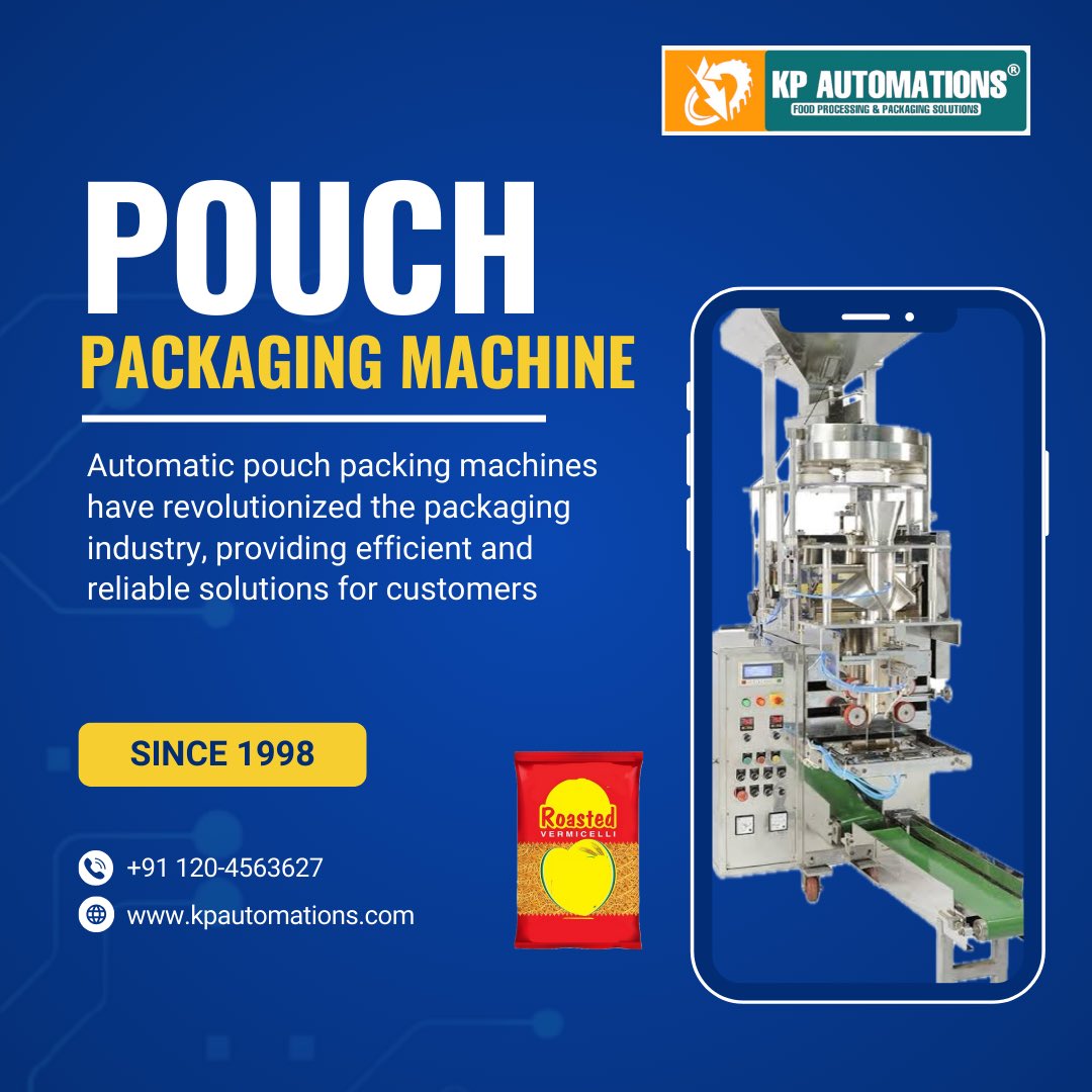kpautomationltd's tweet image. PASTA POUCH PACKAGING MACHINE | Automatic pouch packing machines have revolutionized the packaging industry, providing efficient and reliable solutions for customers. 
.
.
.
.
#pouchpackingmachine #pastapackingmachine #pastapackaging #pastalines #pastapackingmachine #pastalines