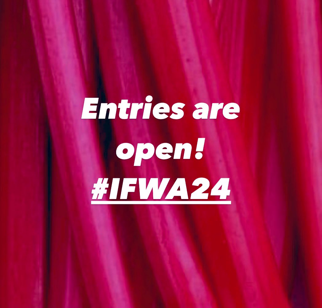 We are live! 
Entries portal now open on irishfoodwritingawards.ie
#foodwriting #podcasts #foodphotography #foodblog #onlinewriting #foodsocial #cookbooks #ifwa24