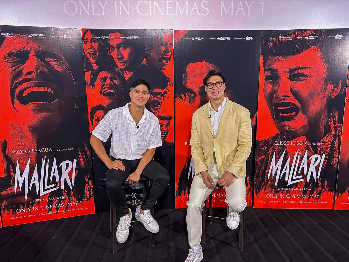 cornerstone_ofc's tweet photo. "Mallari" star @piolopascual_ph got the chance to chat with Thai actor Kawinrath Josamornsoontorn who will be dubbing Piolo's characters in the Thai release. 

"Mallari" will be screening in Thai cinemas starting May 1! 

#PioloPascual
#CornerstoneArtist
#MallariTheMovie https://t.co/8kbCBzu6ke