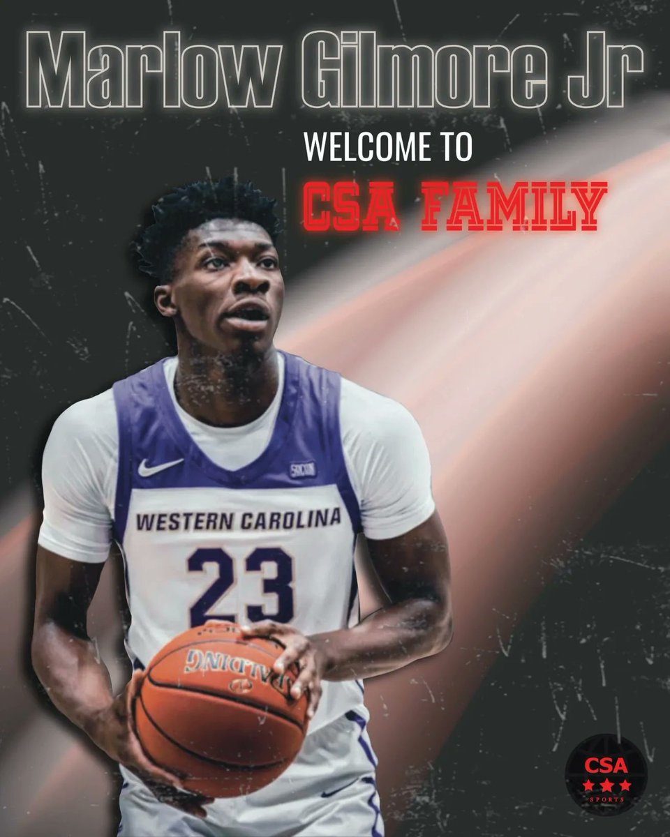 CSA Sports Management is very excited to welcome 6'6 wing Marlow Gilmore Jr. The athletic Norway, South Carolina native averaged 13 ppg and 6 rpg for Francis Marion. Previously played 2 years at Western Carolina and Dodge CC. Welcome to CSA.