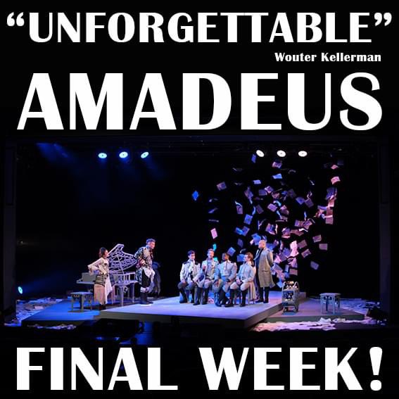 Monte_Theatre's tweet photo. FINAL WEEK in Jo'Burg for UNFORGETTABLE AMADEUS!
Wed - Fri @ 7:30pm, Sat @ 3pm & 7:30pm, Sun @ 3pm
Last few tickets available at Webtickets and Theatre Box Office (011) 511 1988
@alancommittie @PieterToerien @webticketsSA
#petershaffer
#hottestticketintown @MONTECASINOZA https://t.co/vh0bE5Fl0T