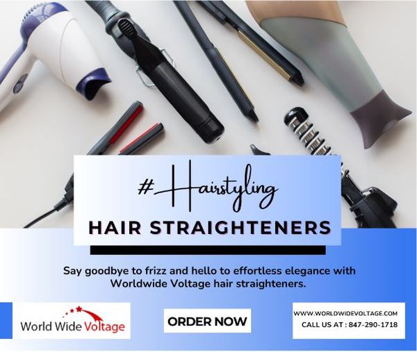 #Worldwidevoltage's #220voltflatiron produces beautiful, #straighthair. Our #flatiron is intended to provide salon-quality results with less effort. It is ideal for all hair types, thanks to its adjustable heat settings and ceramic plates.worldwidevoltage.com/curling-irons-… #HairStraightner