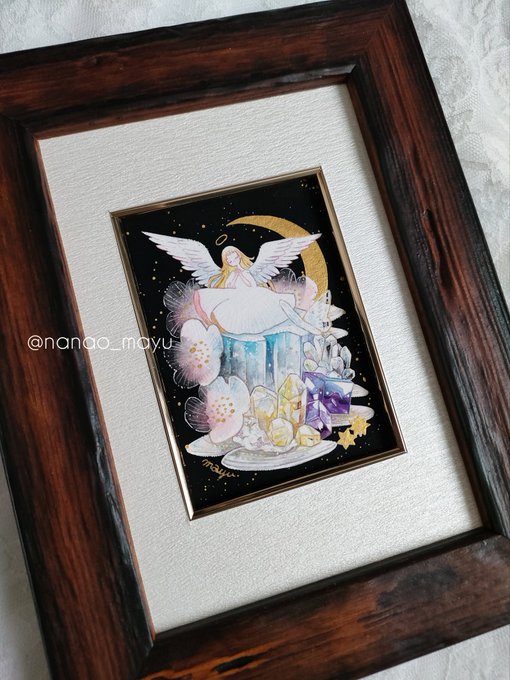 「angel wings crescent」 illustration images(Latest)