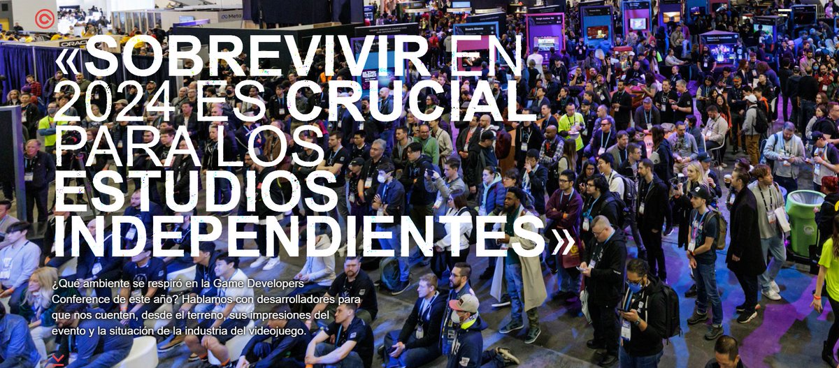 No te pierdas el artículo que publicó <a href="/OscarGo98/">Óscar</a> tras charlar con varios asistentes a la GDC de este año: anaitgames.com/noticias/gdc-2…