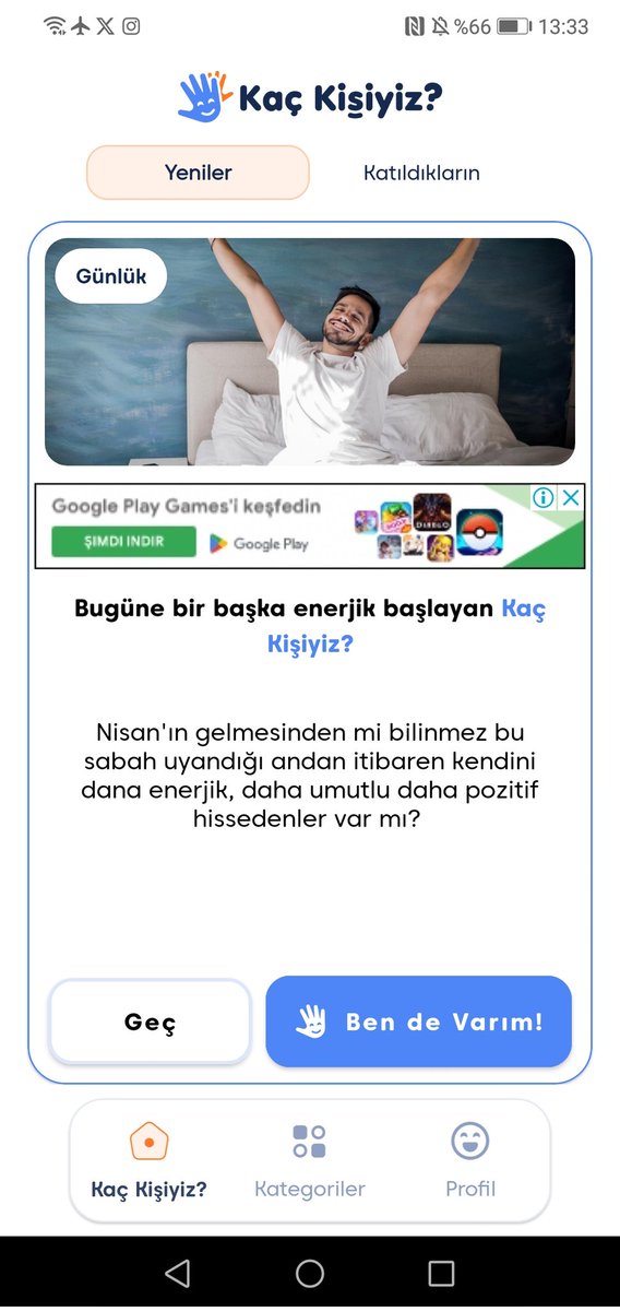 Simay_Sezer's tweet photo. İçim kıpır kıpır. Yerimde duramıyorum. Bir yanım ise mutluluktan ağlayacak gibiii... 😂😍☘️☘️ Hani aşık olursun içinde kelebekler uçar ya, öyleyim. Rüyada mıyım, öldüm mü diye de kendime çimdik atıyorum. 😂😂 #bahar #bahargeldi @kackisiyizapp https://t.co/bJl8YDACln