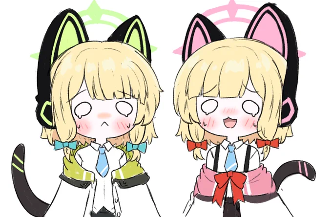 ユウカ: *見詰める*才羽姉妹: 