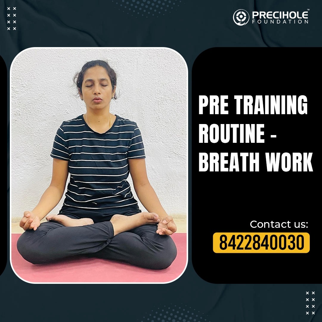 Pre training routine breath work - 
It can help improve cardiovascular fitness, reduce stress and anxiety.
Call us at 8422840030📞☎️
*WE ARE CLOSED ON FRIDAY.
.
#preciholefoundation #PFTC #shooting #trainingcentre #shootingacademy #shootingcentre #shootingcoach #indiansports