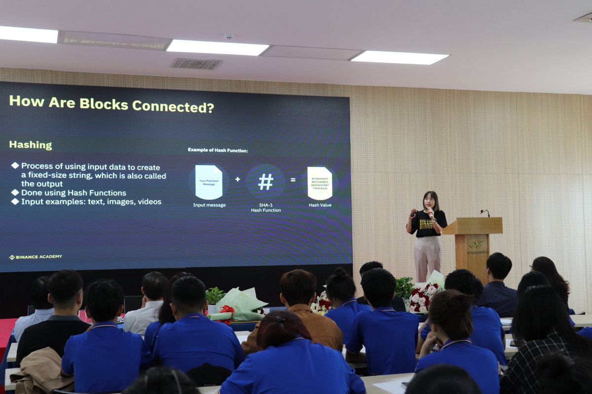 Two more successful workshops were recently conducted at HCMC University of Industry and Trade and Lac Hong University. With more than 350 students combined, we explored #Blockchain, the #Metaverse, and discussed ways to kickstart a career in #Web3 🚀 @binance_vietnam