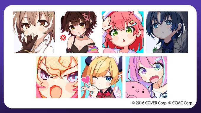 スタンプ描かせていただきました
沢山使ってください!!🥳🫶
#holoxbreak 