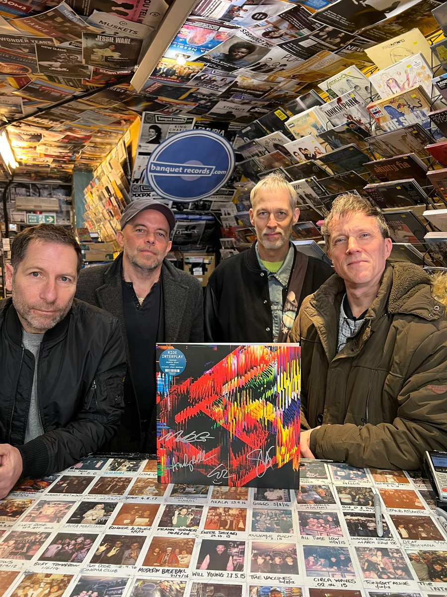 ✍️ RIDE ✍️ Ride with us to sort the Personally Signed copies of new album Interplay last chance to get your's at banquetrecords.com/ride/interplay…