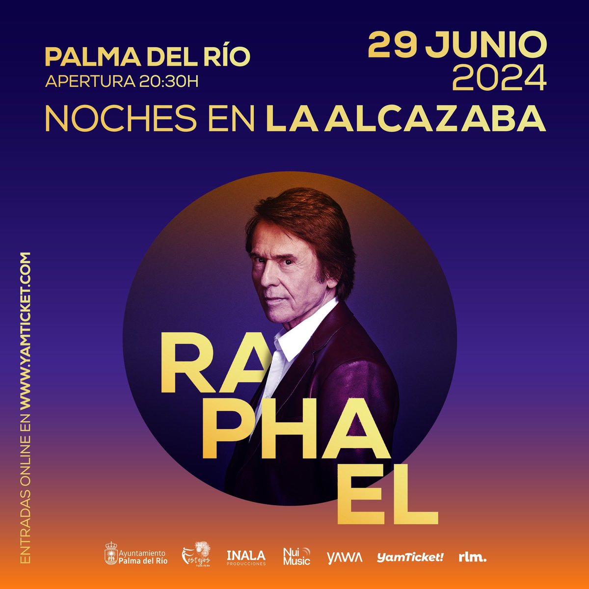 NUEVA FECHA, Córdoba!!! 29 de junio, “Noches en la Alcazaba” ( Palma del Río) Os espero allí a tod@s!! yamticket.com/events/noches-…