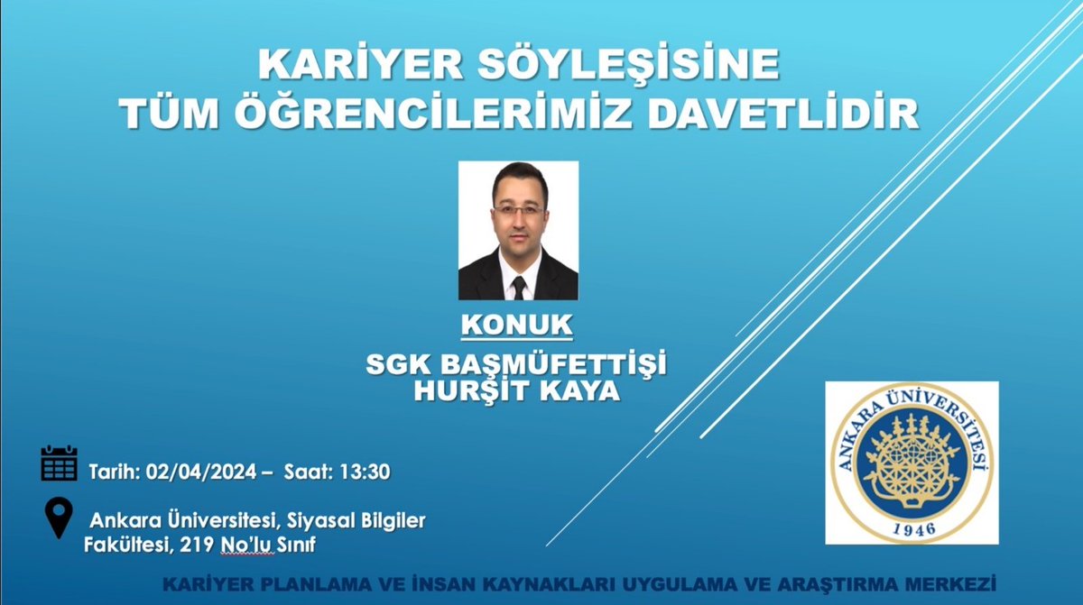 Siyasal Bilgiler Fakültesi - Mülkiye (@AUSBFM) on Twitter photo 2024-04-01 10:54:30