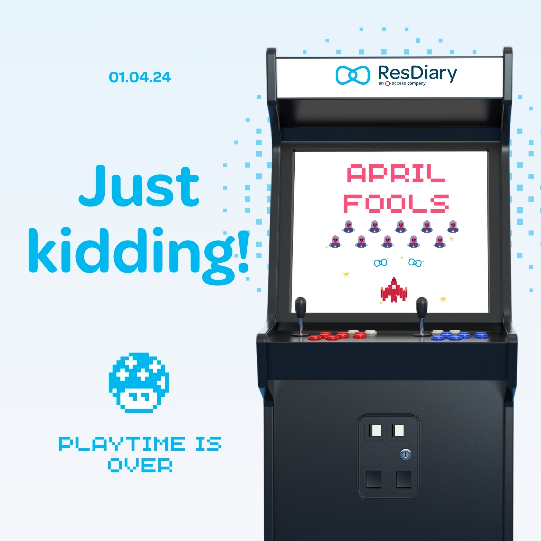 Did we get you?! 🤭... Of course we were having a bit of fun for #AprilFools 🤷‍♀️ While there is no video game, there are ways you can blast away those pesky no-shows to save substantial revenue for your business. eu1.hubs.ly/H08lgvk0 #HospitalityTech #NoShows