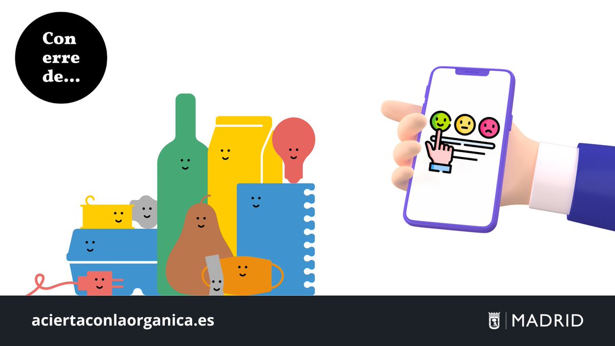 ¡Queremos conocer tu opinión 😉! Te mandamos el enlace a una encuesta sobre tu percepción sobre la limpieza y residuos en la ciudad de Madrid.

📝 bit.ly/493vhIT

#ConRde_Madrid #Residuos #Limpieza