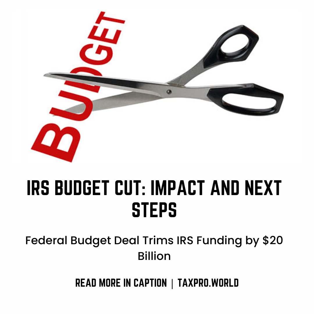 💼 With a $20 billion cut in IRS funding, tax enforcement and IT infrastructure upgrades are at risk. Stay informed about the impact of the federal budget deal and the steps being taken to mitigate its effects. #IRS #TaxEnforcement