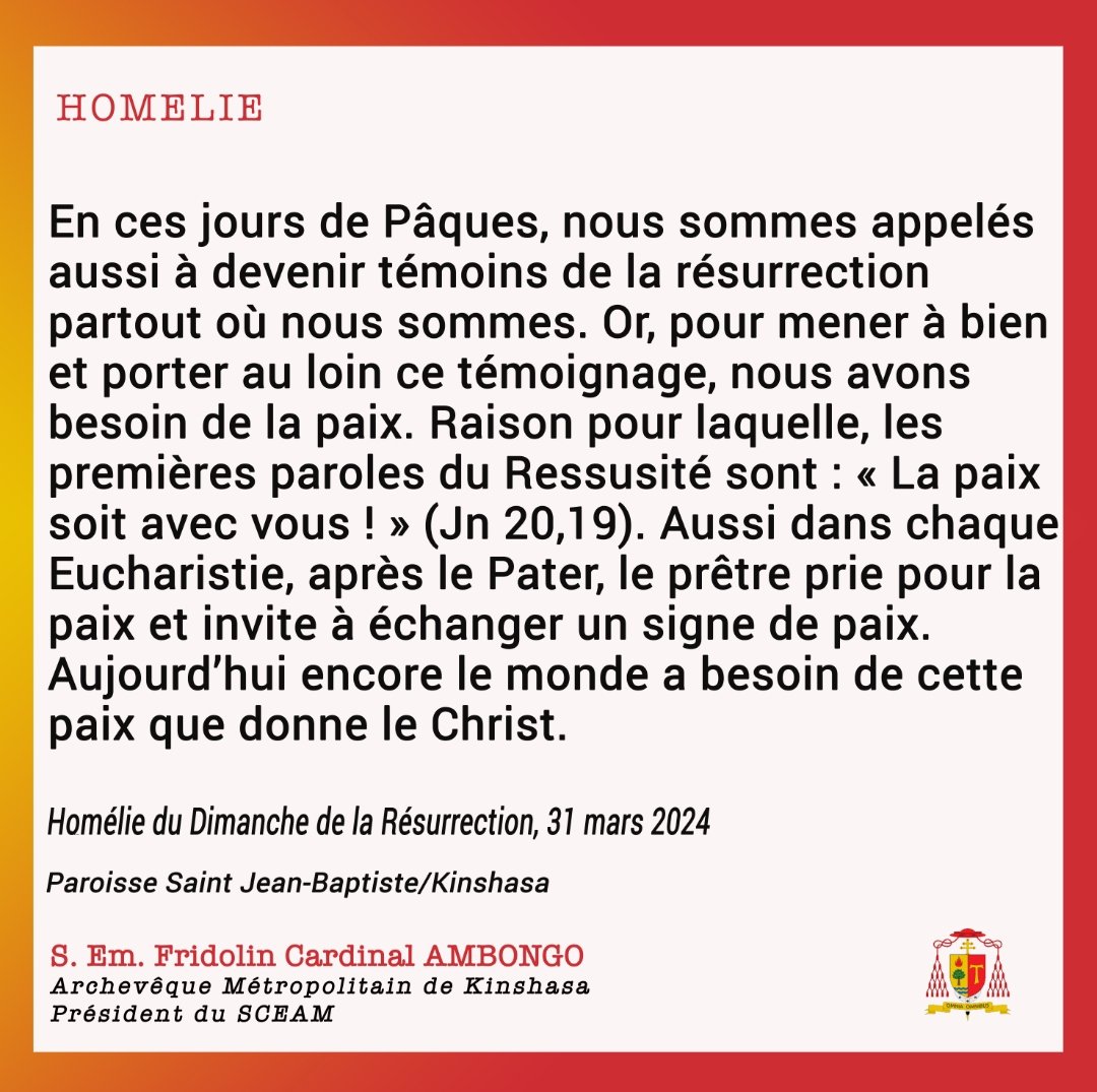 #Homélie #Pâques2024 #Jésus|01.04.2024