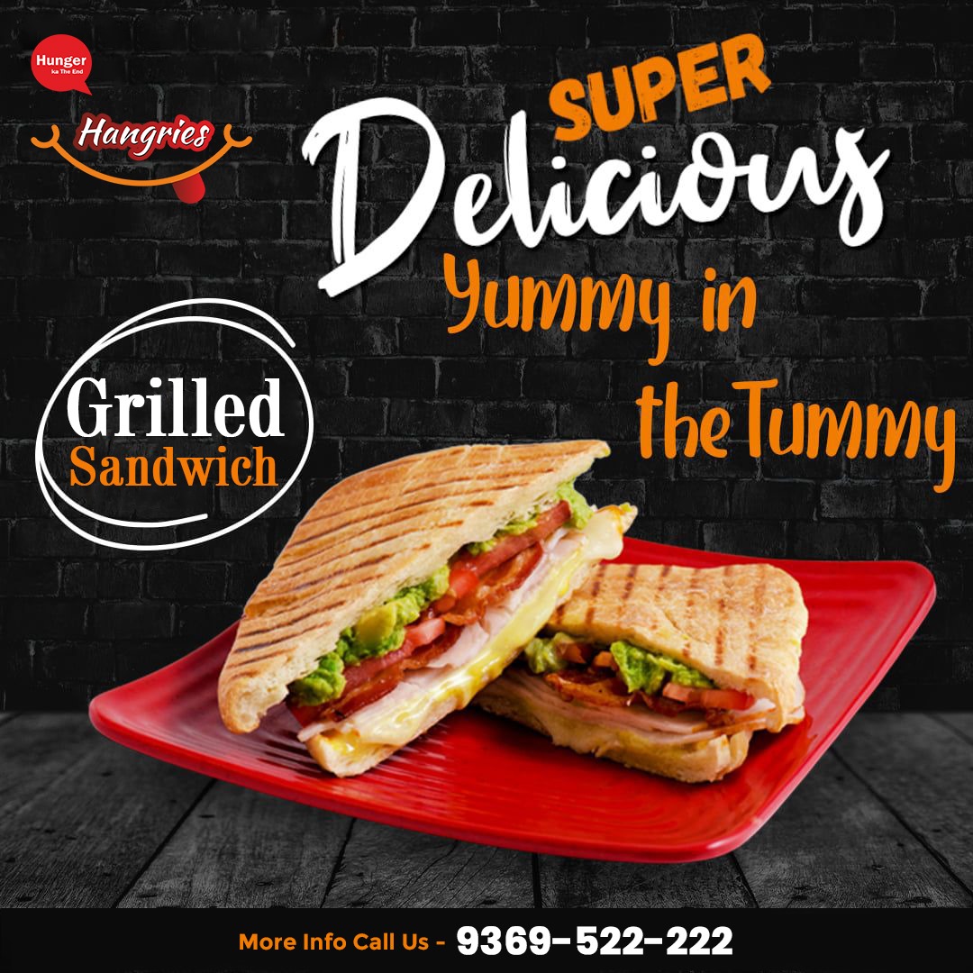 Sizzle up your day with Hangries grilled sandwich delights!

#hangries #sandwiches #grilleddelights #fastfoodfix #grillmaster #sandwichlovers #ourtastybites #foodiefaves #satisfyyourcraving #grilledgoodness😋 #yumalert #craveworthy #FoodieAdventure #sizzleandsnack #grillitup
