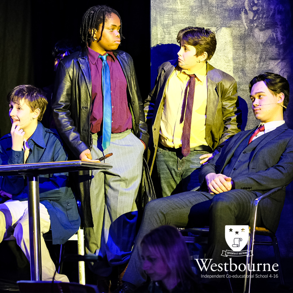 westbournians's tweet photo. Big applause for our gangsters in Sister Act! They brought the comedy, action, and more amazing vocals to our school performance. What a talented bunch! #SisterAct #TalentedCast #westbourneSchoolLife #CrucibleSheffield #LyceumSheffield https://t.co/22theSdroS
