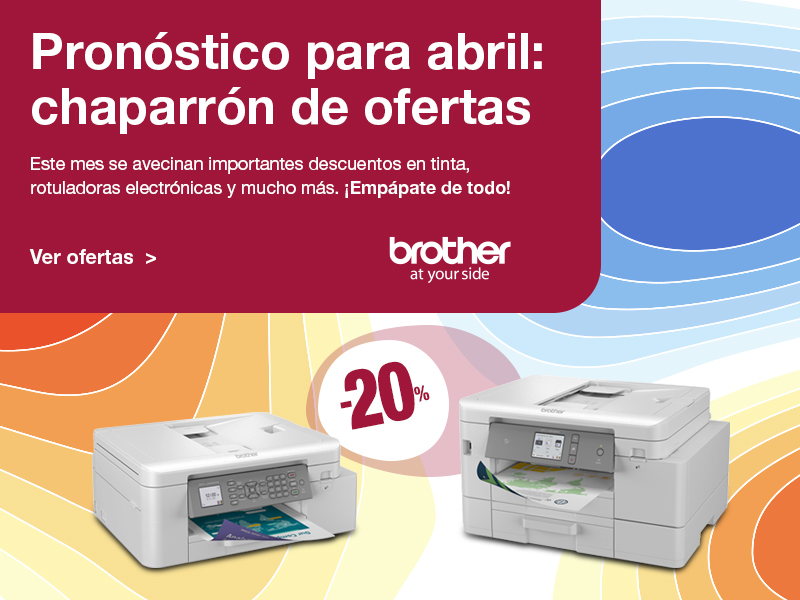 ¡Abril trae un chaparrón de ofertas de Brother! 🌧️💼 No dejes pasar esta tormenta de descuentos en impresoras, multifunción y más. Equipa tu oficina con la mejor tecnología. ¡Corre, que las ofertas vuelan! #infoworktechnology #brother  🖨️✨

Link: clientes.infowork.es/902_brother